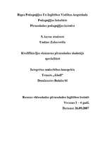 Konspekts 'Integrētas nodarbības konspekts, temats "Āboli"', 1.