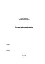 Konspekts 'Produkta dzīves cikla stadiju galvenie punkti', 1.