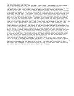 Eseja 'The Bear Went Over the Mountain', 1.