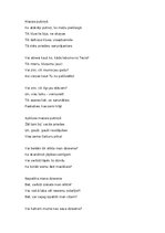 Konspekts 'Mazais putniņš', 1.