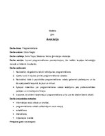 Referāts 'Programmēšana', 2.