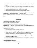 Referāts 'Programmēšana', 3.