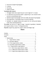 Referāts 'Programmēšana', 4.