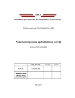 Diplomdarbs 'Nekustamā īpašuma apdrošināšana Latvijā', 1.