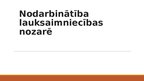 Prezentācija 'Nodarbinātība lauksaimniecības nozarē', 1.