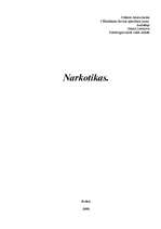 Konspekts 'Narkotikas', 1.