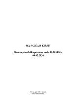 Biznesa plāns 'Biznesa plāns', 1.