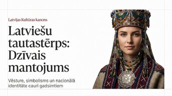 Prezentācija 'Latviešu tautastērps: dzīvais mantojums', 1.