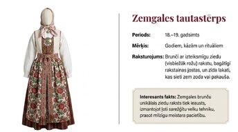 Prezentācija 'Latviešu tautastērps: dzīvais mantojums', 6.