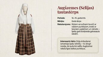 Prezentācija 'Latviešu tautastērps: dzīvais mantojums', 8.