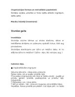 Konspekts 'Integrēta macību stunda Sports un veselība 1. klasei', 3.