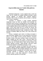 Eseja 'Argumentētā eseja par Rolanda Dāla grāmatu "Matilde"', 1.