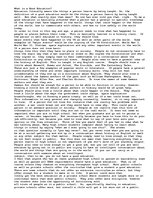 Eseja 'What Is Good Education', 1.