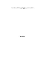 Prakses atskaite 'Pirmsskolas skolotāja pedagoģijas prakses atskaite', 1.