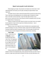 Referāts 'Tourism in Japan', 12.