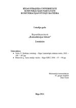 Konspekts 'Komunikācijas vēsture, otrais kopsavilkums', 1.