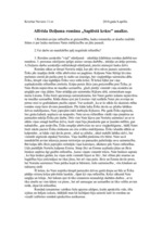 Konspekts 'Alfrēda Dziļuma romāna "Saplēstā krūze" analīze', 1.