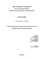 Referāts 'Mārketinga vides un stratēģijas analīze', 1.