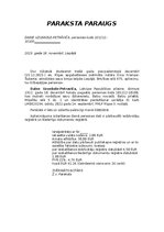 Paraugs 'Paraksta paraugs', 1.