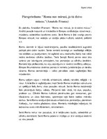 Eseja '"Roma nav mirusi, jo tā dzīvo mūsos." Anatols Franss', 1.