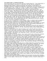 Eseja 'The Singing School', 1.