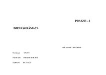 Prakses atskaite 'Prakses dienasgrāmata', 1.