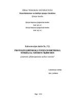 Konspekts 'Protolitometriskā, potenciometriskā titrēšana neūdens šķīdumos', 1.