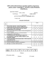 Prakses atskaite 'Mākslas vingrošanas vecākais treneris', 20.