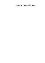 Referāts 'Inventarizācija', 1.