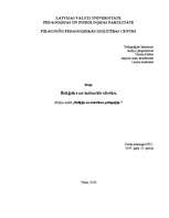 Eseja 'Reliģiozs un kulturāls cilvēks', 1.