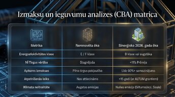 Prezentācija 'Ekonomiskā efektivitāte investīcijām energoefektīvās ēkās Latvijā', 6.