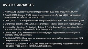 Prezentācija 'Ekonomiskā efektivitāte investīcijām energoefektīvās ēkās Latvijā', 13.