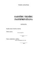 Referāts 'Saistību tiesību pastiprināšana', 1.