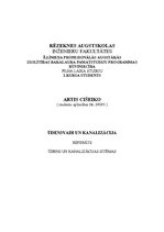 Referāts 'Ūdens un kanalizācijas sistēmas', 1.