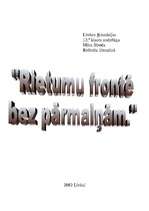 Referāts 'Ē.M.Remarks "Rietumu frontē bez pārmaiņām" ', 1.