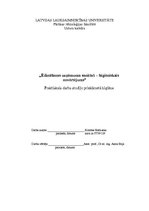 Referāts 'Ēdināšanas uzņēmuma sanitāri - higiēniskais novērtējums', 1.