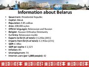 Prezentācija 'The Republic of Belarus and the European Union Partnership', 2.