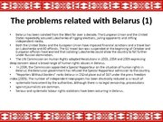 Prezentācija 'The Republic of Belarus and the European Union Partnership', 9.