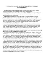 Eseja 'Divu sistēmu sacensība vai mierīga līdzpastāvēšana Eiropā pēc Otrā pasaules kara', 1.