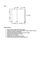 Paraugs 'Statiski nenoteicama rāmja aprēķins ar spēku metodi', 2.