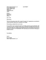 Paraugs 'Business Letter - Adjustment', 1.