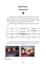 Biznesa plāns 'Guest House "Tourist Trail"', 10.