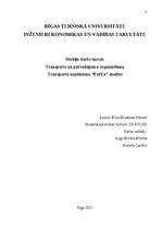 Referāts 'Transporta uzņēmuma “FedEx” analīze', 1.