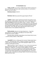 Konspekts 'Imanta Ziedoņa CV', 1.