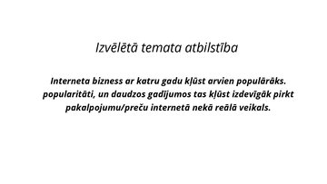 Konspekts 'Interneta veikali. Vēsturisko un kultūras iezīmju ietekme uz uzņēmējdarbību virt', 3.