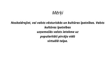 Konspekts 'Interneta veikali. Vēsturisko un kultūras iezīmju ietekme uz uzņēmējdarbību virt', 6.