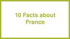 Prezentācija 'France', 10.