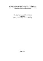 Prakses atskaite 'Futbola trenera mācību prakses pārskats', 1.