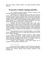 Referāts 'Progress bioloģiskajā evolūcijā', 2.