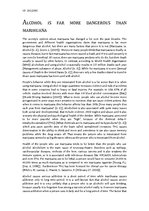 Eseja 'Alcohol Is far more Dangerous than Marihuana', 1.